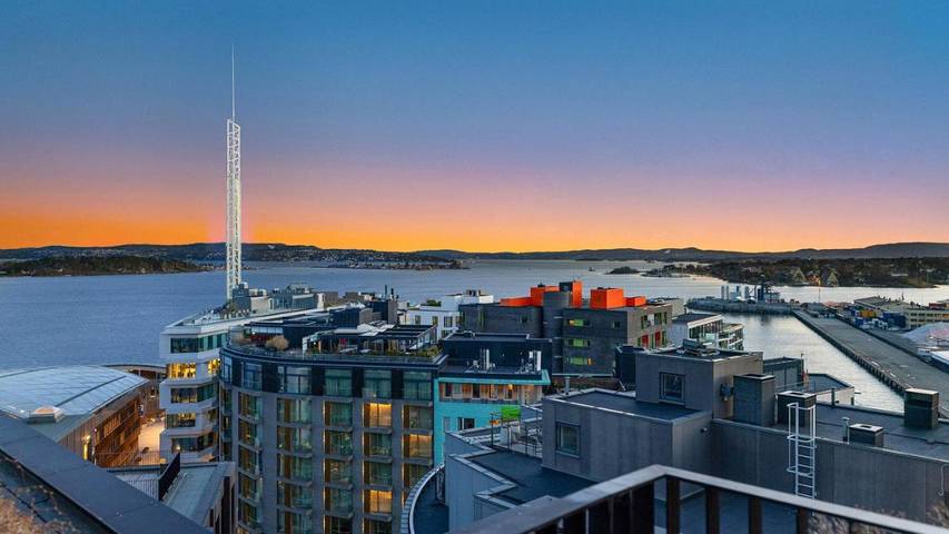 Ferienwohnung für 4 Personen, mit Seeblick und Terrasse sowie Ausblick in Oslo Gemeinde - 3