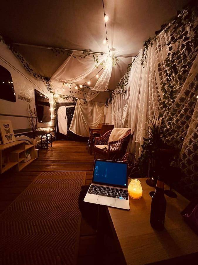Camping für 4 Personen, mit Ausblick in Pommern