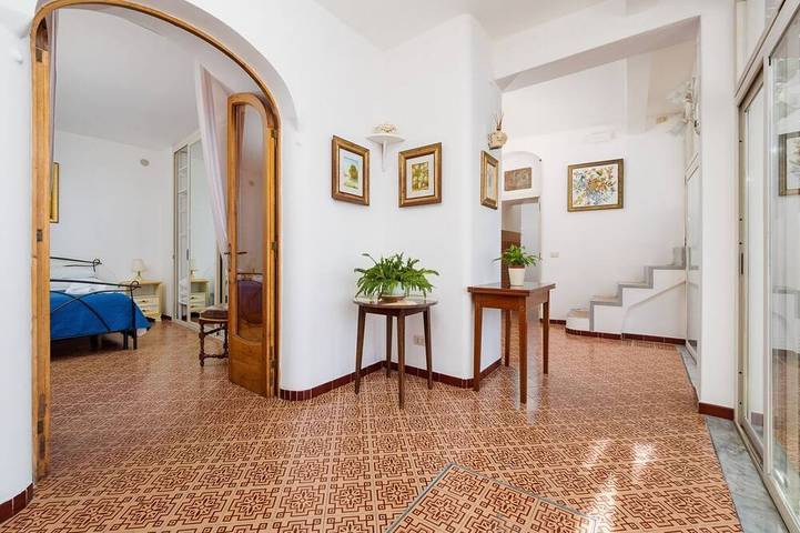 Scorcio d'Oltremare - Patio overlooking the Sea in Spiaggia Fornillo, Positano