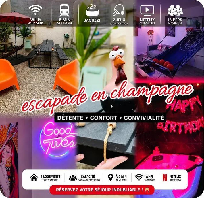 Casa de vacaciones para 16 personas, con jacuzzi y terraza - 1