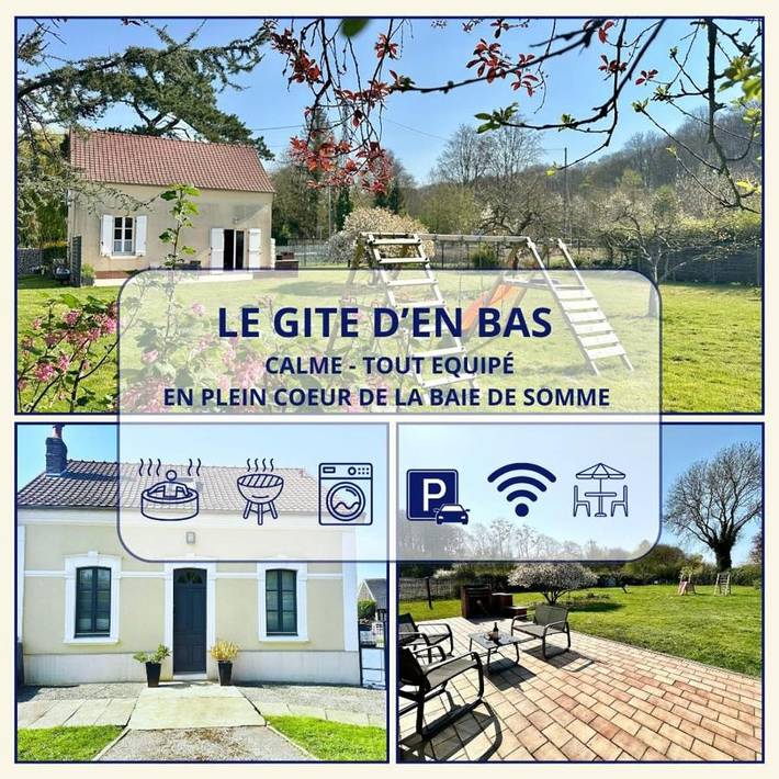 Location de vacances pour 7 personnes, avec Balcon ainsi que Terrasse et Jardin à Quesnoy-le-Montant