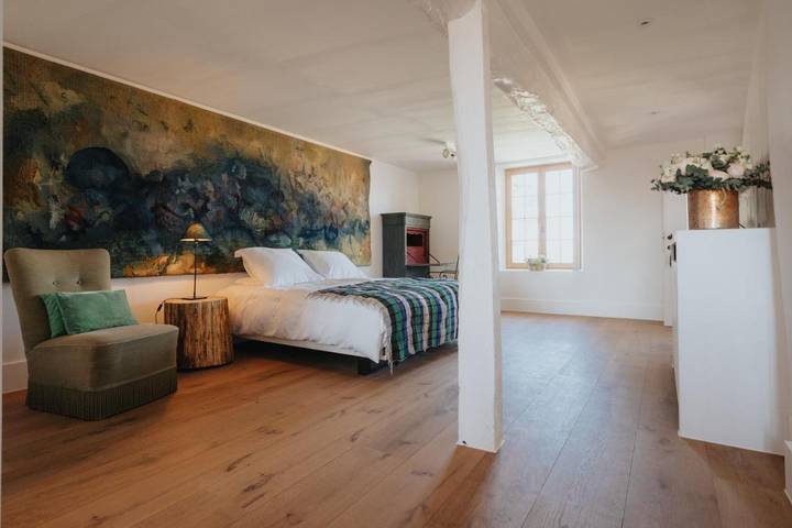 Chambre d’hôte pour 2 personnes, avec Terrasse ainsi que Jardin et Vue à Kinrooi