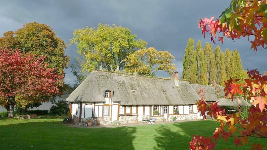Chambre d’hôte pour 6 personnes, avec jardin et vue, animaux acceptés dans Parc naturel régional des Boucles de la Seine Normande - 4