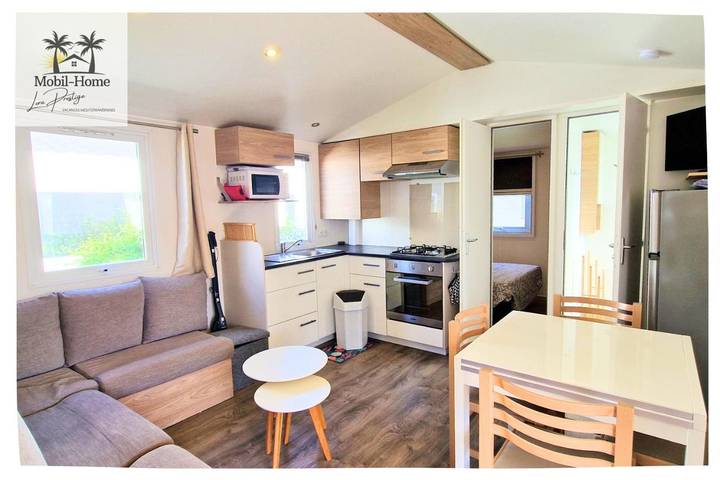 Camping pour 6 personnes, avec terrasse et jardin ainsi que jacuzzi et piscine à Valras-Plage - 3