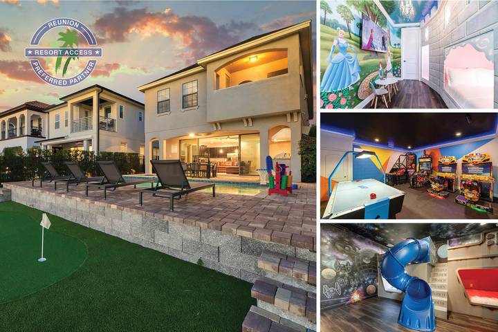 Vacation rental for 12 people, with balcony/terrace and children pool as well as pool in Disney Orlando