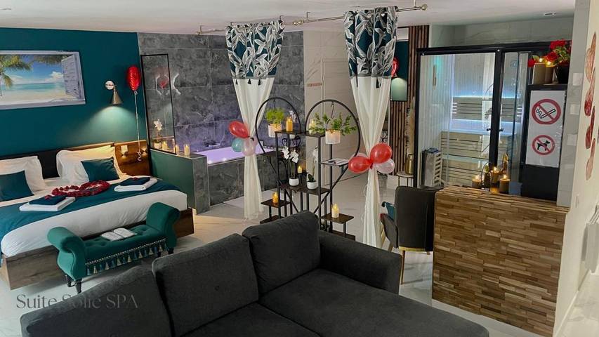 Appartement de vacances pour 4 personnes, avec terrasse ainsi que sauna et jacuzzi