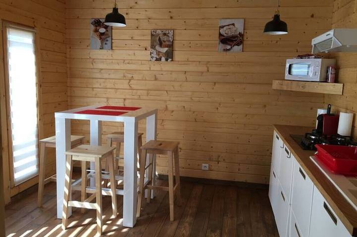 Chalet pour 5 personnes, avec jardin