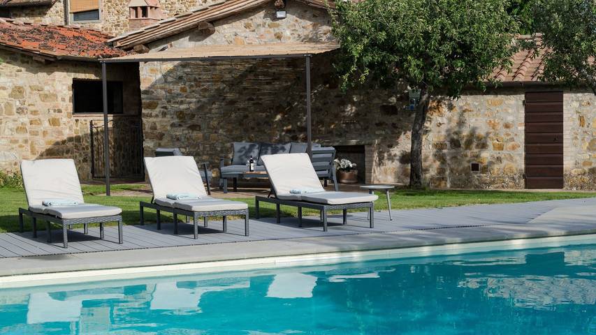 Villa für 2 Personen, mit Garten und Terrasse in der Toskana - 4