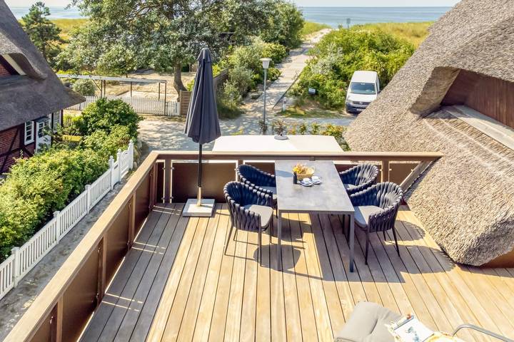 Ferienwohnung für 5 Personen, mit Balkon und Terrasse sowie Garten und Sauna im Dierhagen Ost - 4