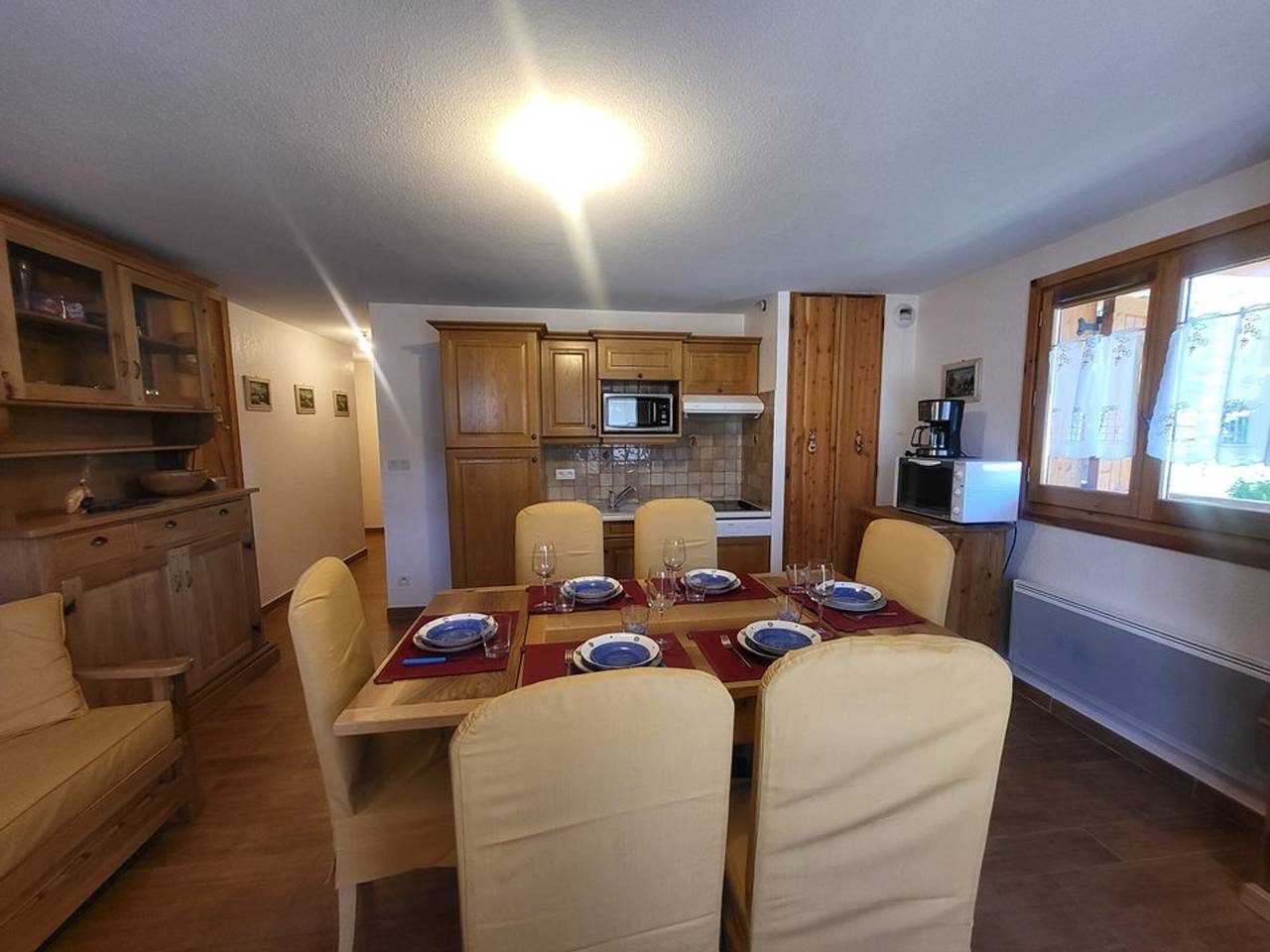 Apartamento entero, Apartamento con gran terraza, 2 dormitorios, garaje y acceso directo a pistas in Montgenèvre, Briançon region