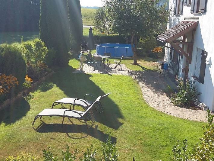 Ferienhaus für 2 Personen, mit Terrasse und Sauna sowie Garten und Pool, mit Haustier in Oberschwaben - 3
