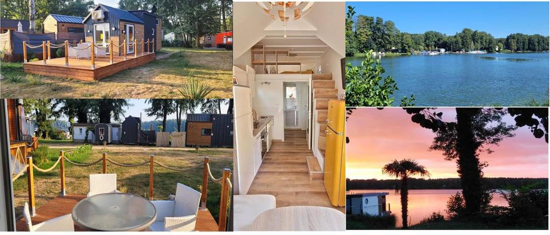 Ferienhaus für 4 Personen, mit Terrasse und Garten sowie Seeblick und Ausblick in Kloster Lehnin