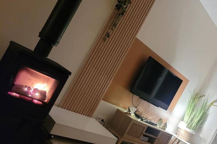 Maison de vacances pour 10 personnes, avec jardin à Saint-Nic