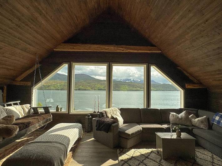 Ferienhaus für 4 Personen, mit Terrasse und Ausblick, mit Haustier in Meløy