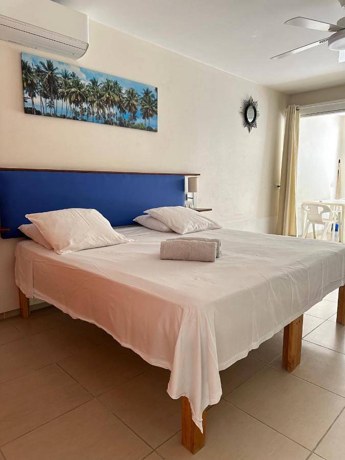 Appart’hôtel pour 5 personnes, avec jardin ainsi que vue et balcon