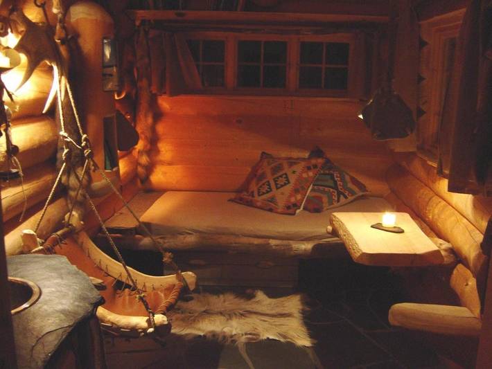 Lodge für 3 Personen, mit Terrasse und Garten sowie Sauna, mit Haustier in Finnmark - 4