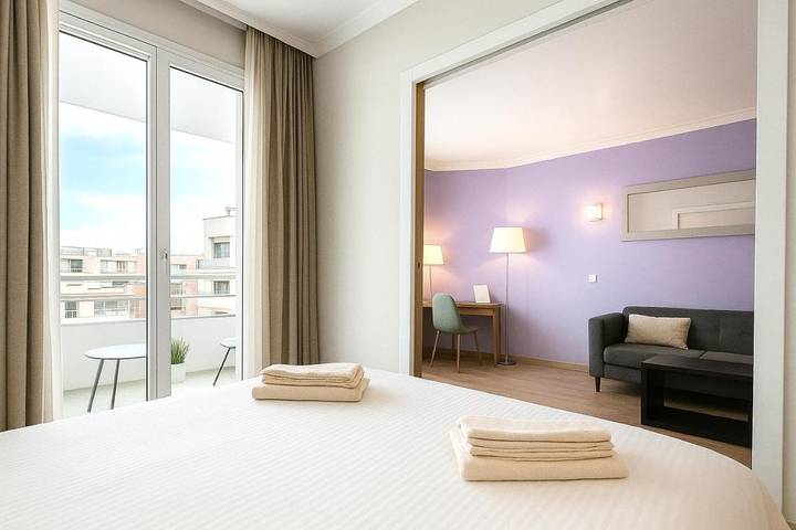 Appartement de vacances pour 2 personnes, avec Balcon et Terrasse
