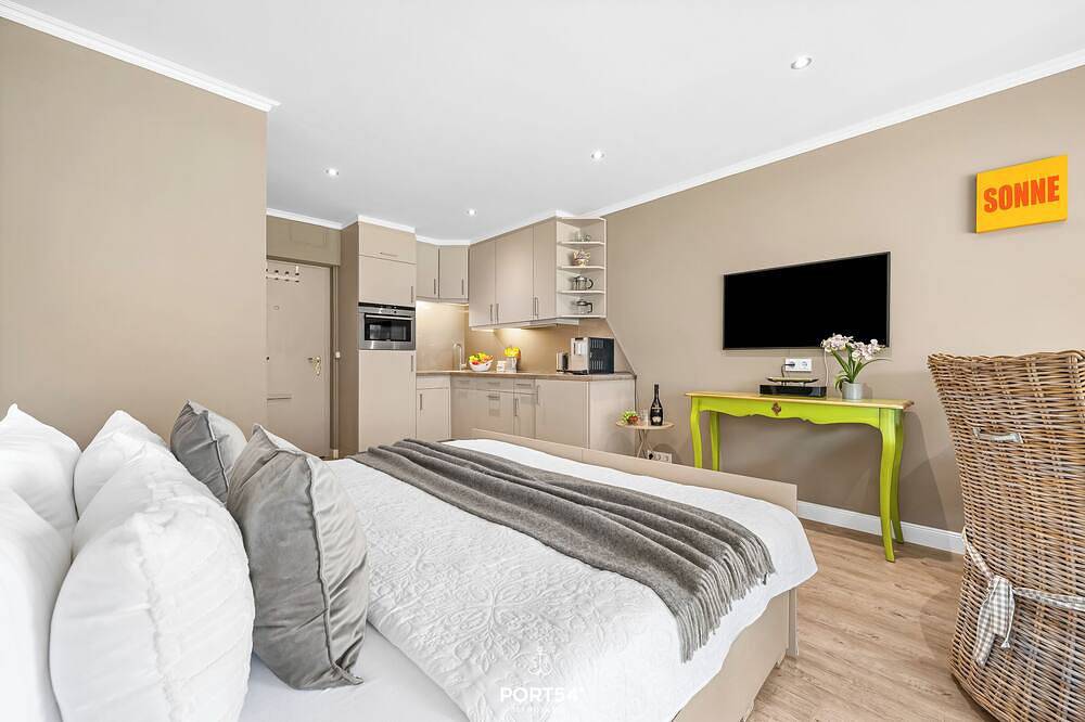 Ganze Wohnung, Charmante Ferienwohnung im Haus Kampbarg in Kampen mit Terrasse und Meerblick in Kampen (Sylt), Sylt