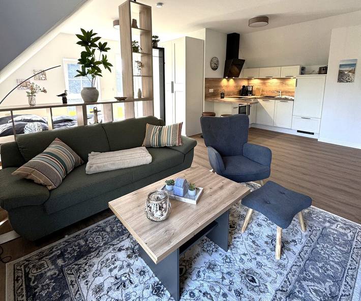 Ferienwohnung für 2 Personen, mit Balkon und Ausblick sowie Seeblick in Poseritz - 4
