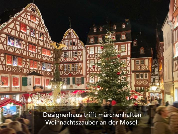 Ferienhaus für 15 Personen, mit Terrasse und Garten sowie Sauna in Bullay