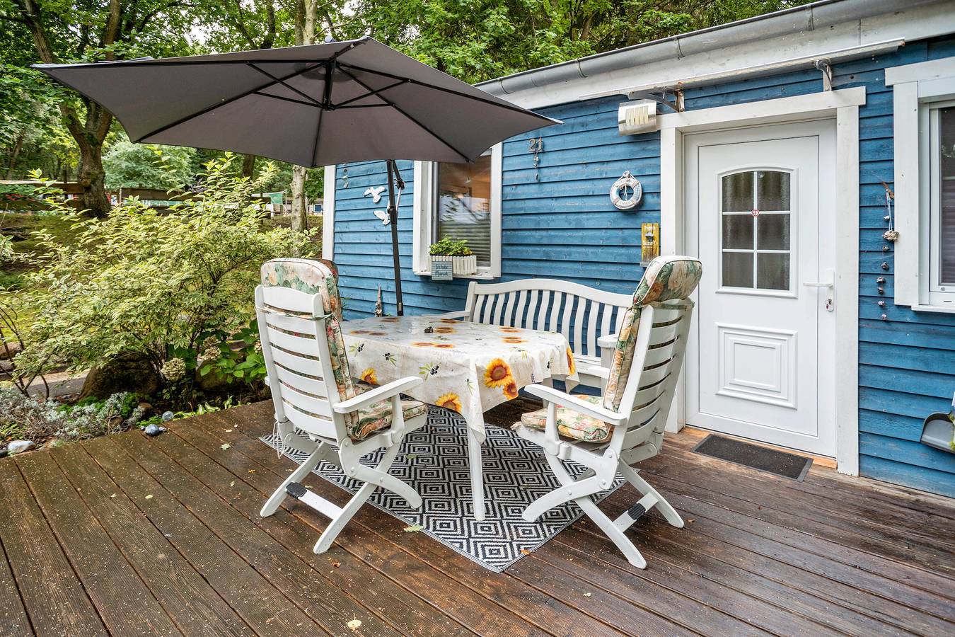 Bungalow "Zur Möwe' Bgl 21" mit privater Terrasse und Wlan in Bakenberg, Dranske