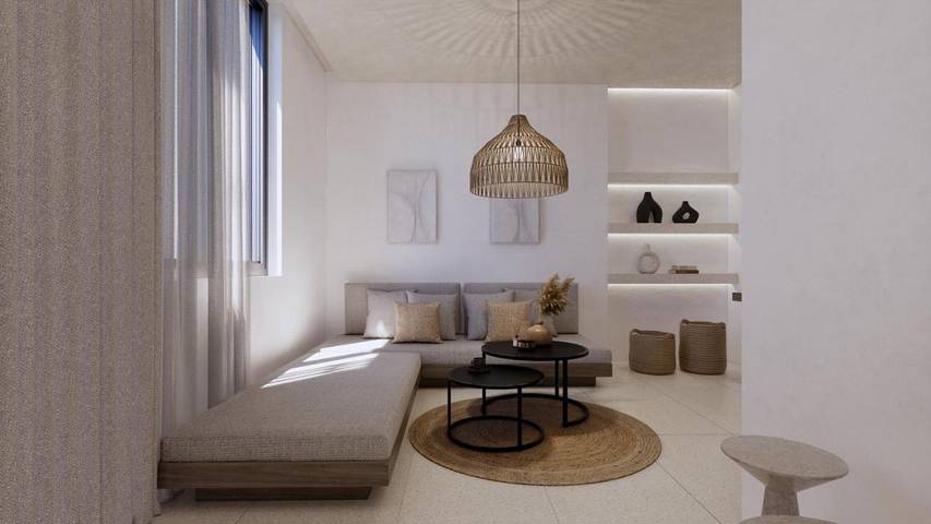 Location de vacances pour 2 personnes, avec piscine ainsi que vue et terrasse, animaux acceptés dans Georgioupoli - 2