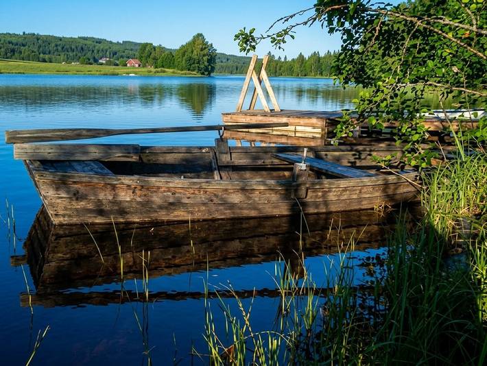 Hus för 4 Personer med sjöutsikt in Hälsingland