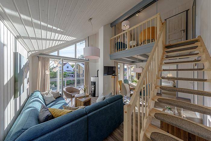 Seeschwalbe Classic 74A - Großzügiges Ferienhaus mit eigener Sauna und Whirlpool in Rechlin, Müritz