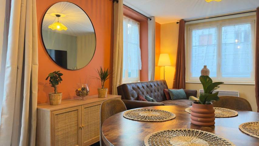 Appartement de vacances pour 4 personnes, avec jardin et vue
