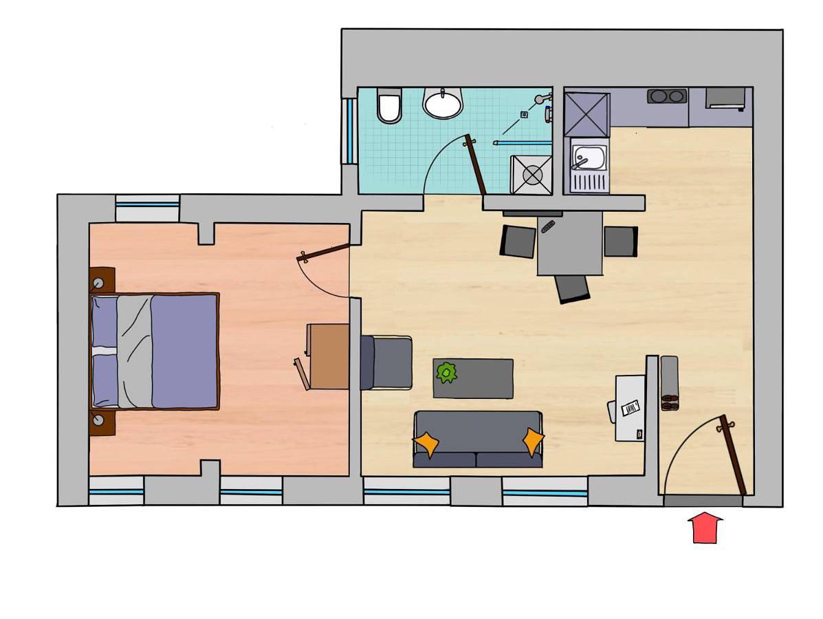 Ganze Wohnung, Schwerin Apartment am Pfaffenteich in Schwerin, Schweriner See