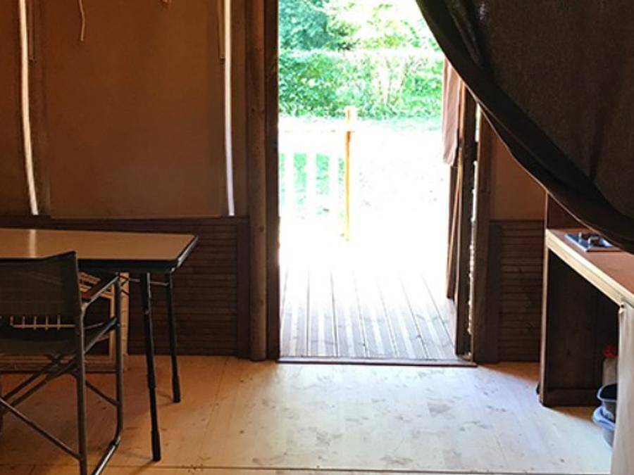 Camping Le Nid du Parc - Wohnzelt auz holz 2 personen - Pmr (ohne Sanitäranlagen) in Parc des Oiseaux (Villars-les-Dombes), Villars-les-Dombes