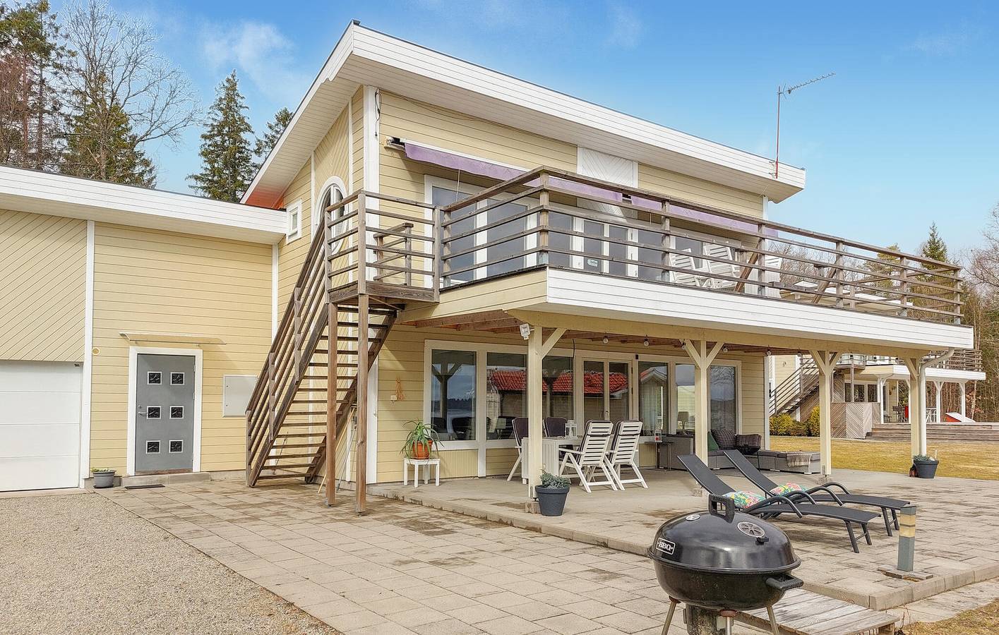Ferienhaus für 4 Personen mit Ausblick in Bolmen