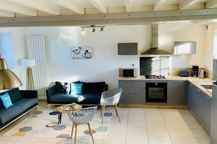 Location de vacances pour 4 personnes, avec jardin à Brucheville