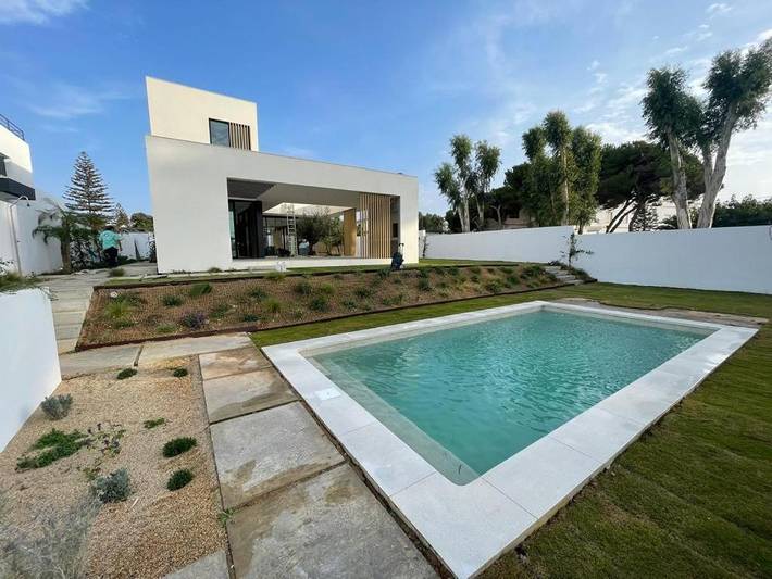 Casa rural para 8 personas, con vistas además de piscina y jardín en Sanlúcar de Barrameda - 3