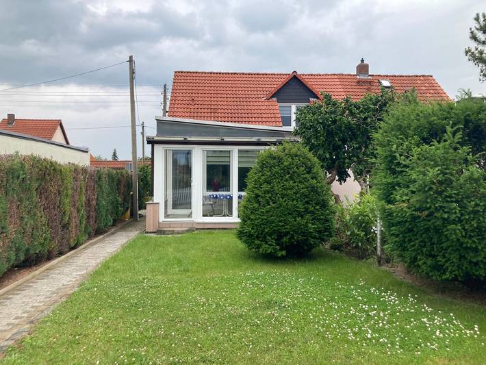 Ferienhaus für 2 Personen, mit Terrasse und Garten in Halberstadt