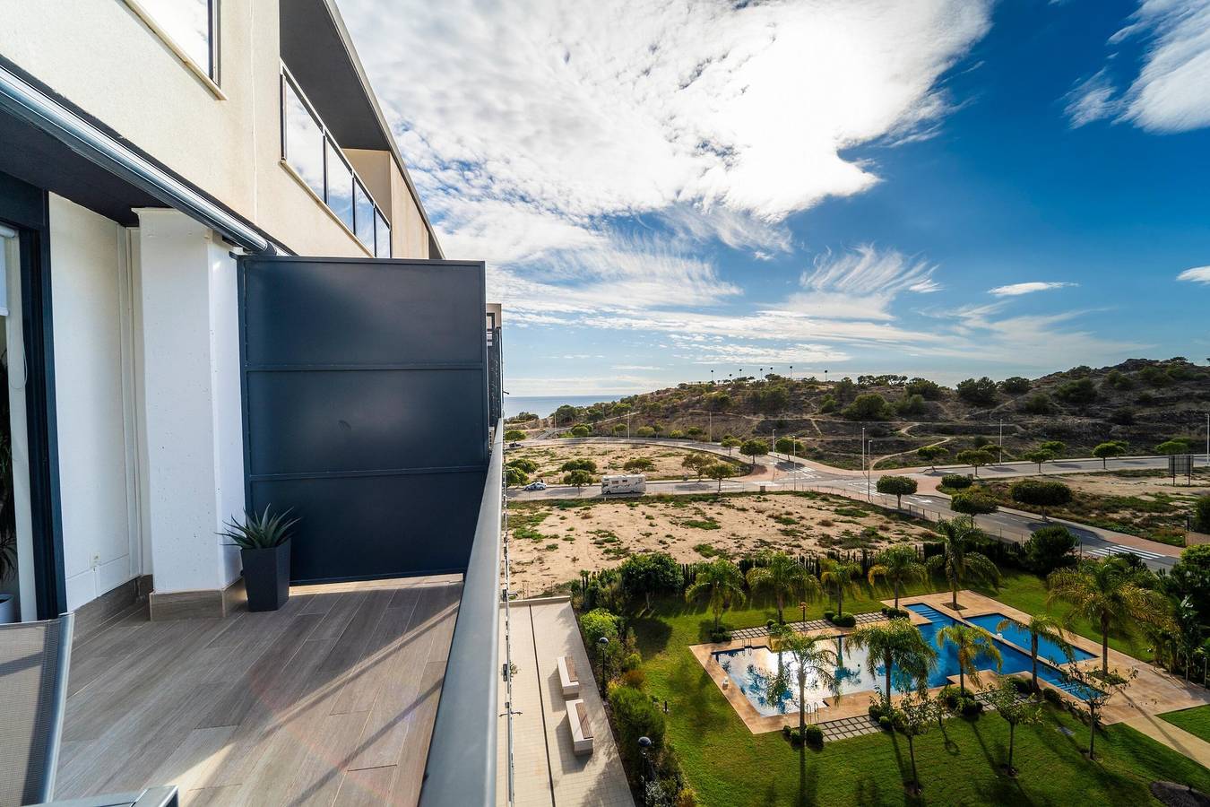 Penthouse voor 4 personen met tuin in Villajoyosa, Costa Blanca