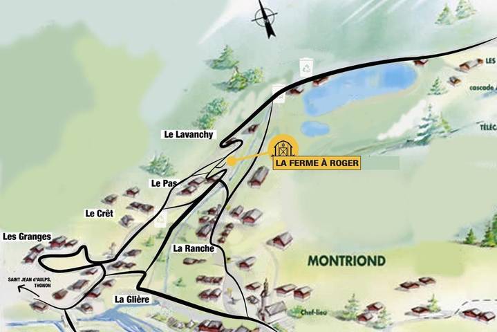 Gîte pour 7 personnes, avec vue et jardin dans Lac de Montriond - 2