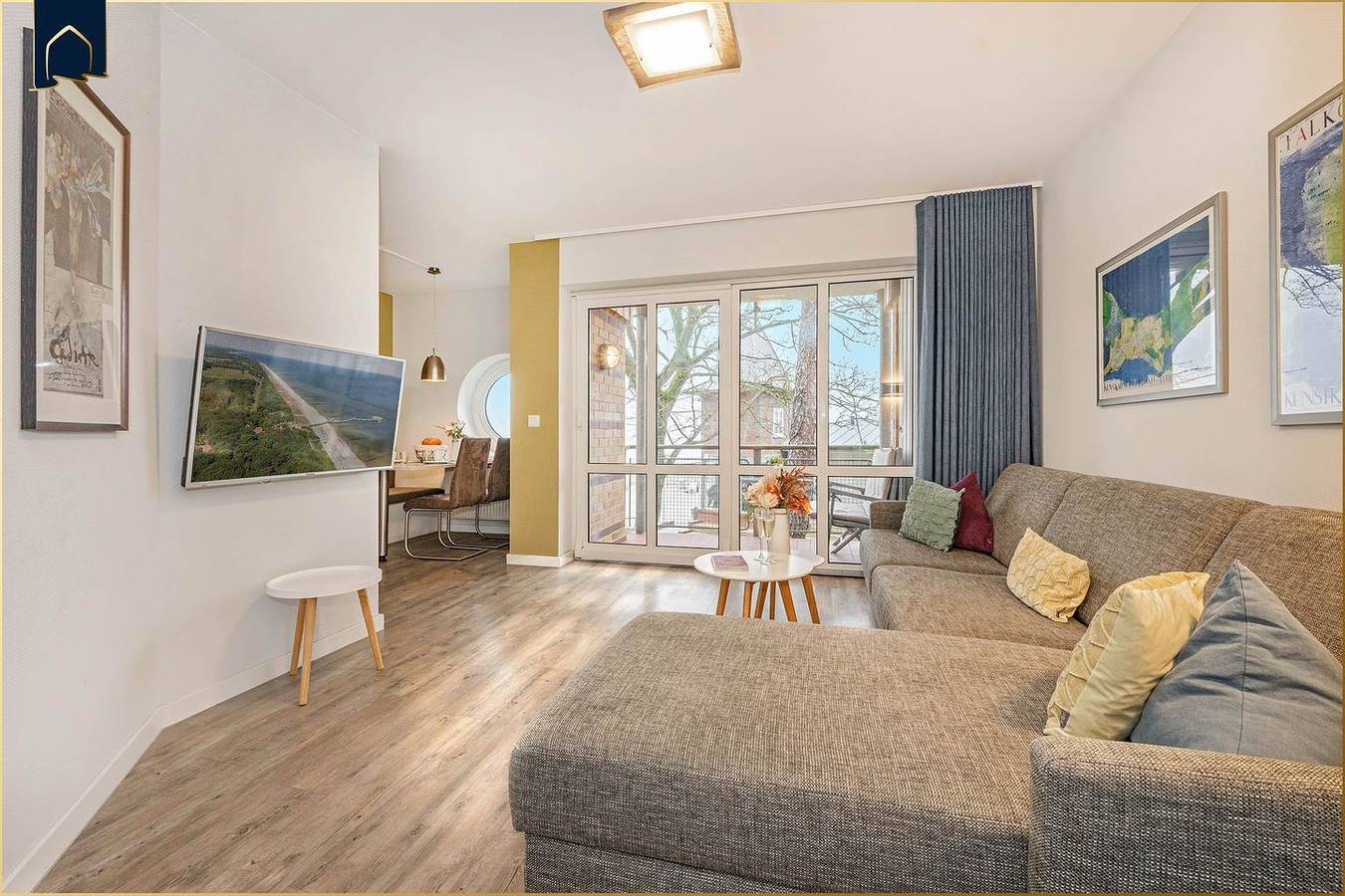 Ganze Wohnung, Traumhafte Ferienwohnung 50 m von der Seebrücke in Koserow, mit Wlan und Balkon in Ostseebad Koserow, Koserow