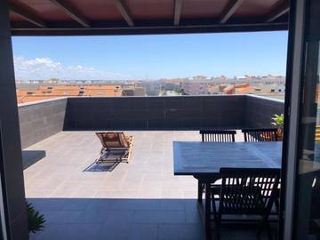 Gîte pour 7 personnes, avec terrasse et vue dans Gafanha da Boa Hora