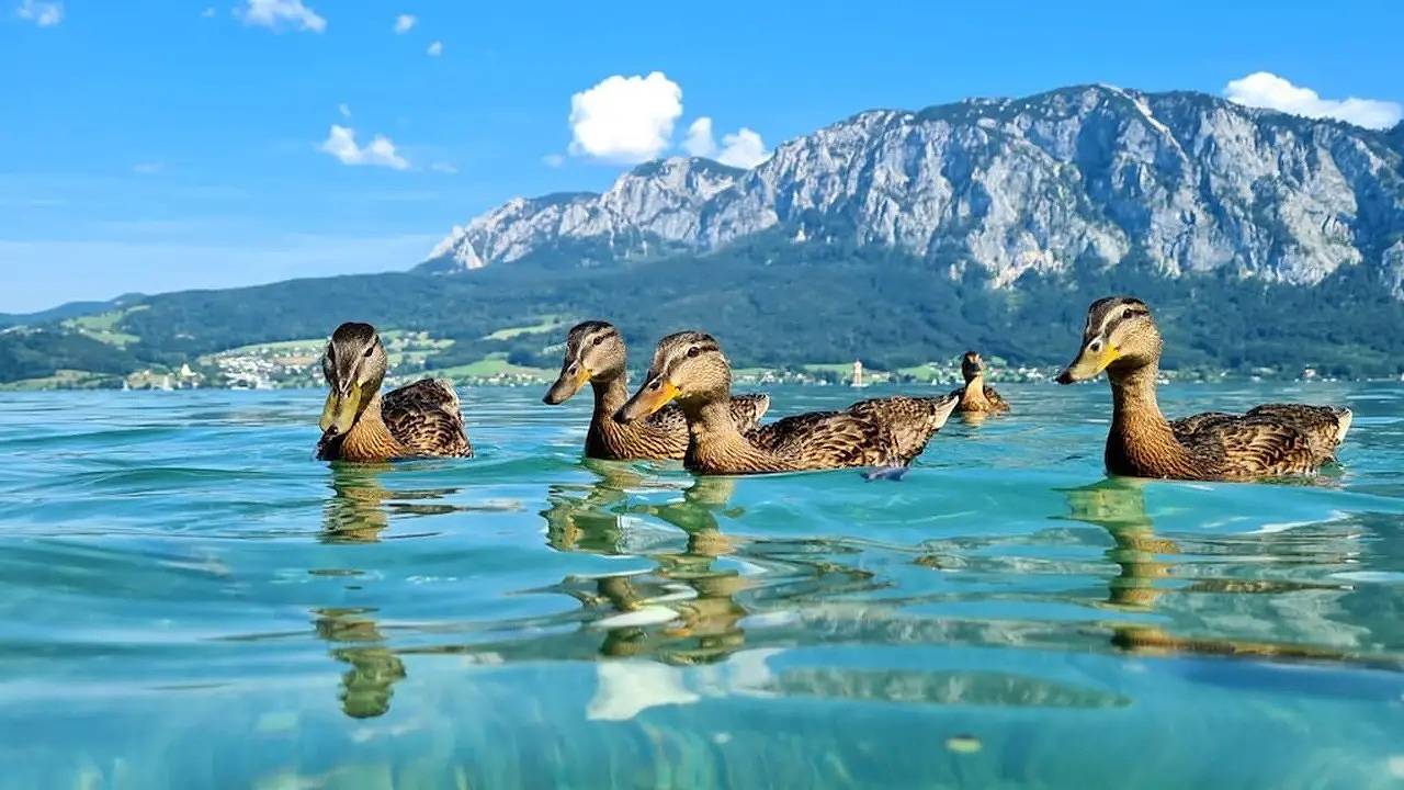 Vakantiehuis voor 4 personen met balkon in Unterach am Attersee, Bezirk Vöcklabruck