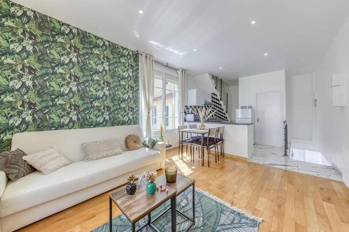 Appartement de vacances pour 6 personnes, avec Balcon et Jardin