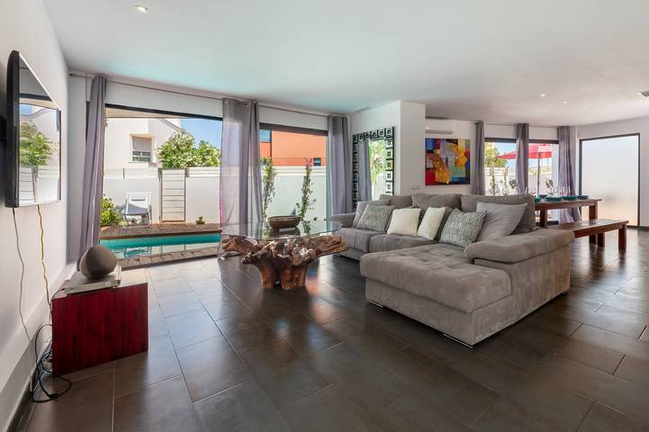 Chalet para 10 personas, con jardín y balcón, Familias con niños en Ibiza - 3