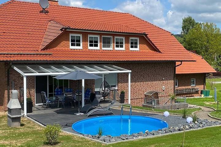 Ferienwohnung für 4 Personen, mit Balkon und Garten in Uslar - 3