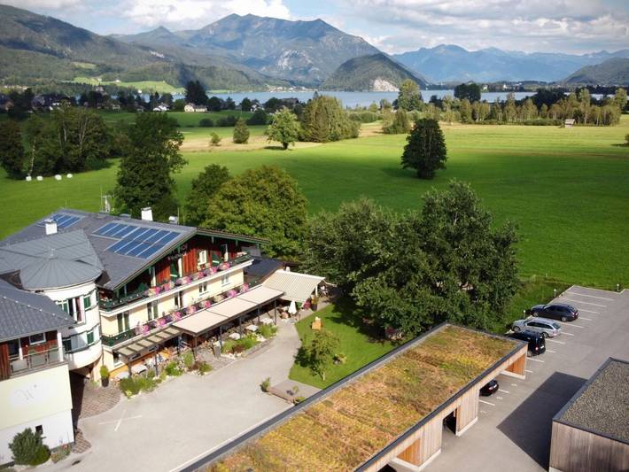 Hotel für 2 Personen, mit Balkon und Garten sowie Ausblick, kinderfreundlich am Wolfgangsee - 4