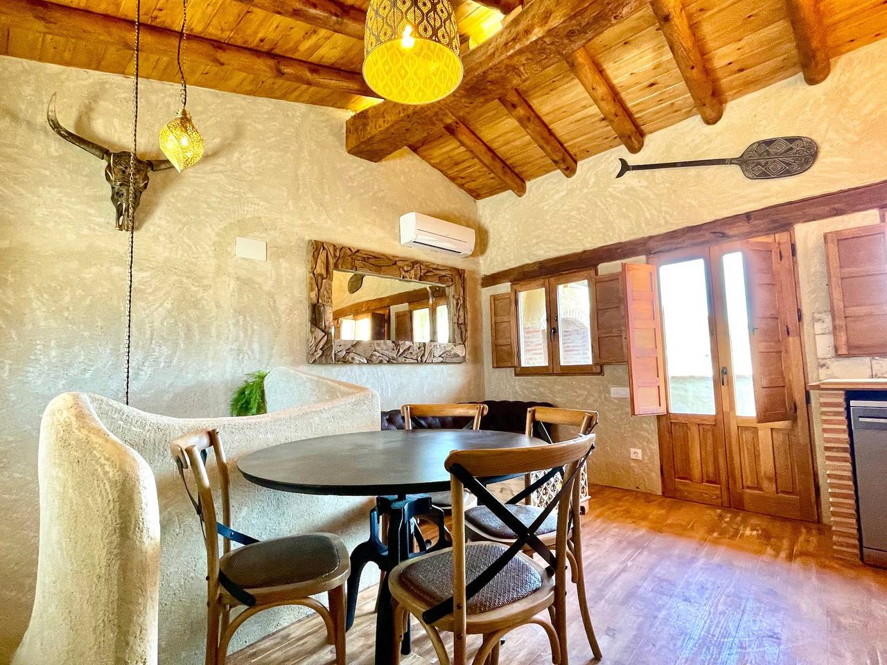 Landhaus 'El Kubo' mit Bergblick, Wi-Fi und Klimaanlage in Olba, Teruel und Umgebung
