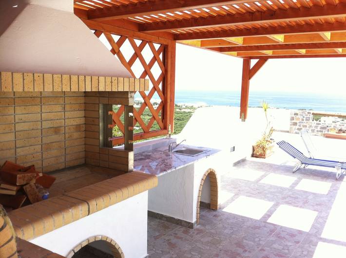 Ferienwohnung für 5 Personen, mit Ausblick und Meerblick sowie Balkon auf Kreta - 4