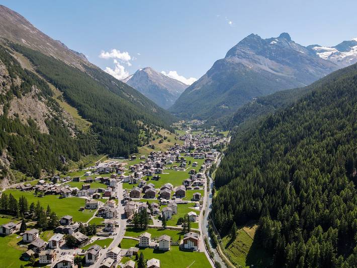 Ferienwohnung für 4 Personen, mit Balkon in Saas-Grund - 4