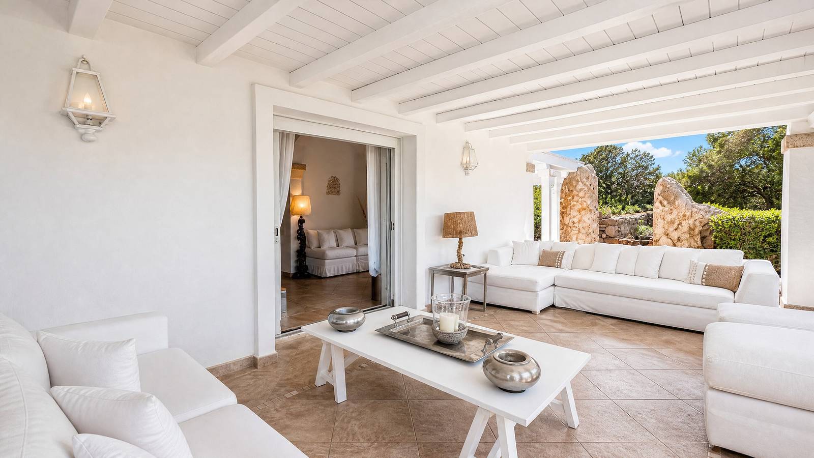 Villa „Miranda“ mit Meerblick, Wlan und Klimaanlage in Liscia di Vacca, Arzachena