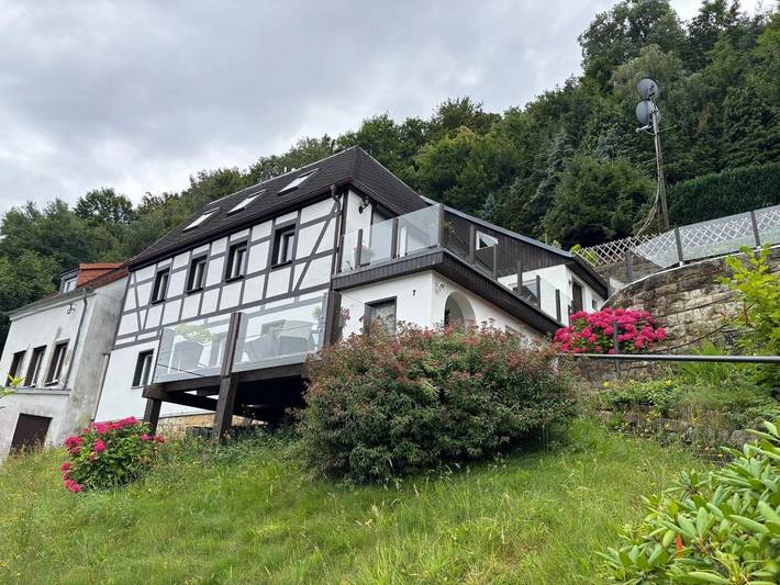 Ferienhaus für 3 Personen, mit Terrasse und Ausblick in Sachsen - 3