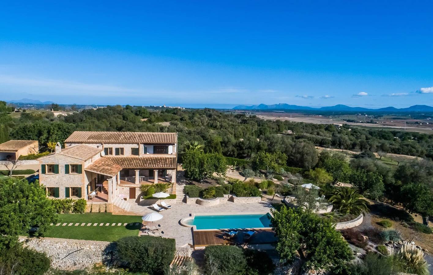 Appartement confortable avec terrasse, piscine et barbecue in Petra, Majorque l'intérieur des terres